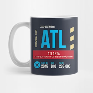 Atlanta Airport Stylish Luggage Tag (ATL) Mug